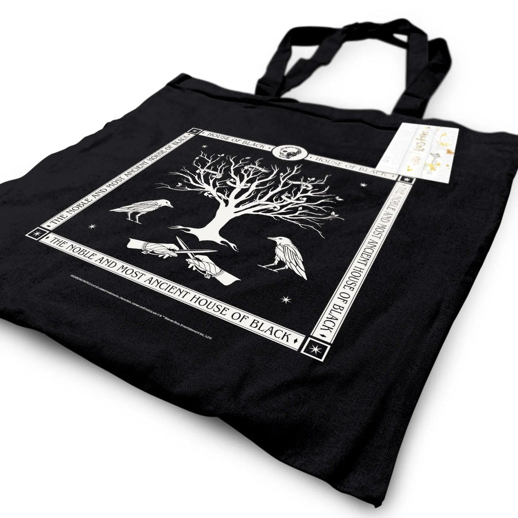 Harry Potter (House Of Black) Black Tote Bag Bags Totes