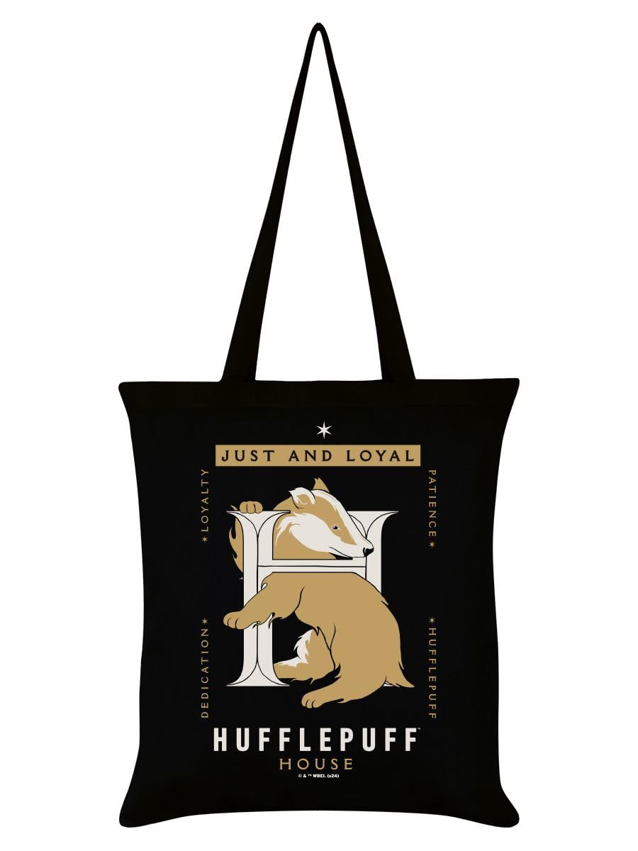 Harry Potter (Hufflepuff) Black Tote Bag