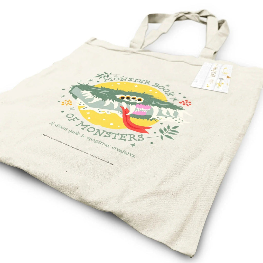 Harry Potter (Monster Book Of Monsters) Natural Tote Bag Bags Totes