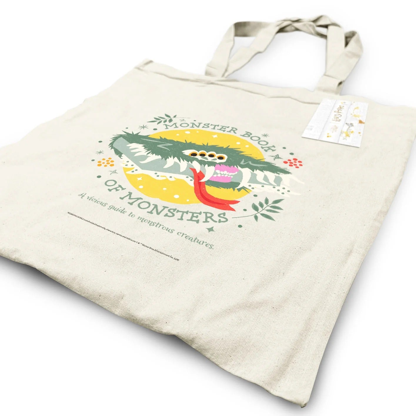 Harry Potter (Monster Book Of Monsters) Natural Tote Bag Bags Totes