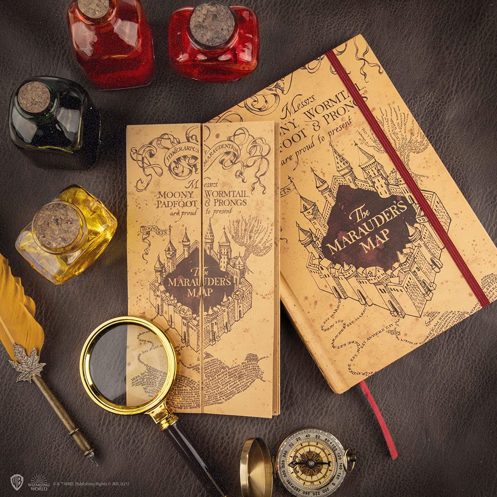 Harry Potter Notebook-Foldable Marauder's Map