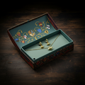 Harry Potter Quidditch Gift Box with cute Golden Snitch Necklace & Earrings