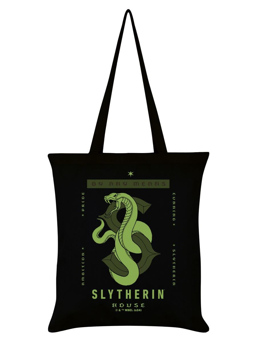 Harry Potter (Slytherin) Black Tote Bag