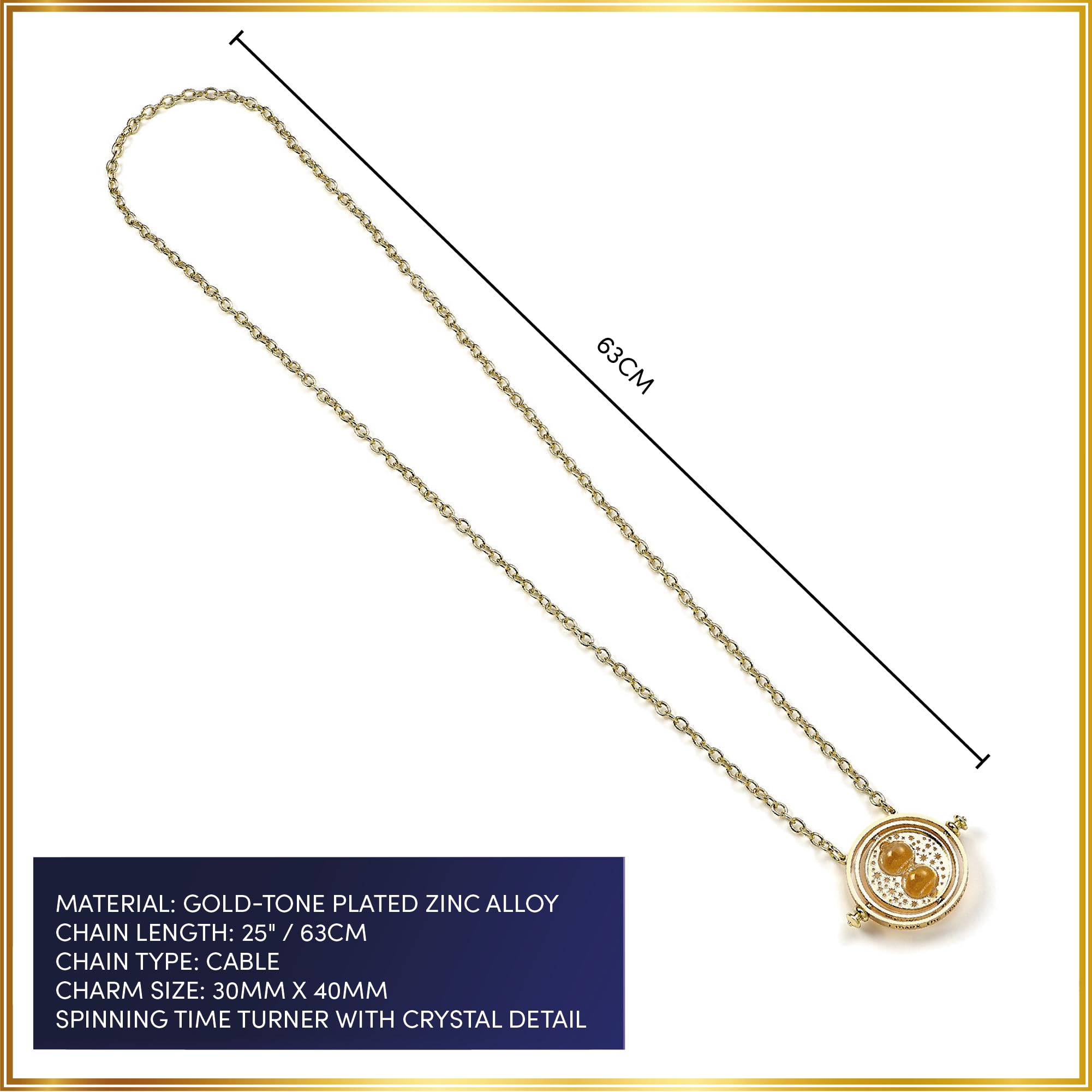 Harry Potter Spinning Time Turner Necklace