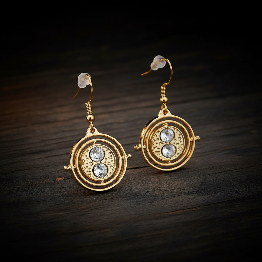 Harry Potter Time Turner Drop Earrings General merchandize
