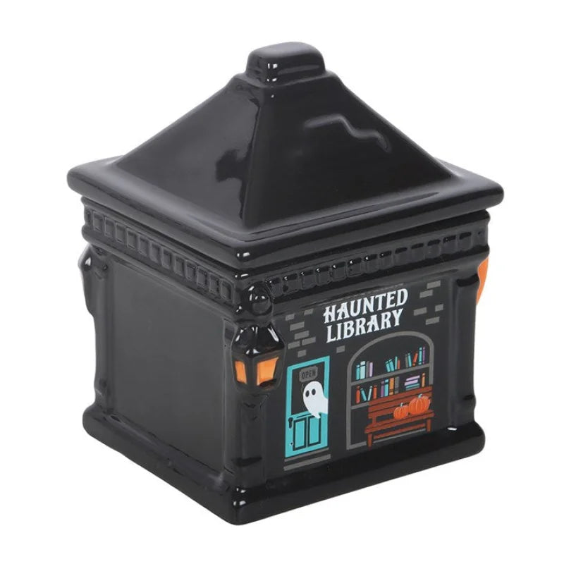 Haunted Library Lidded Mug