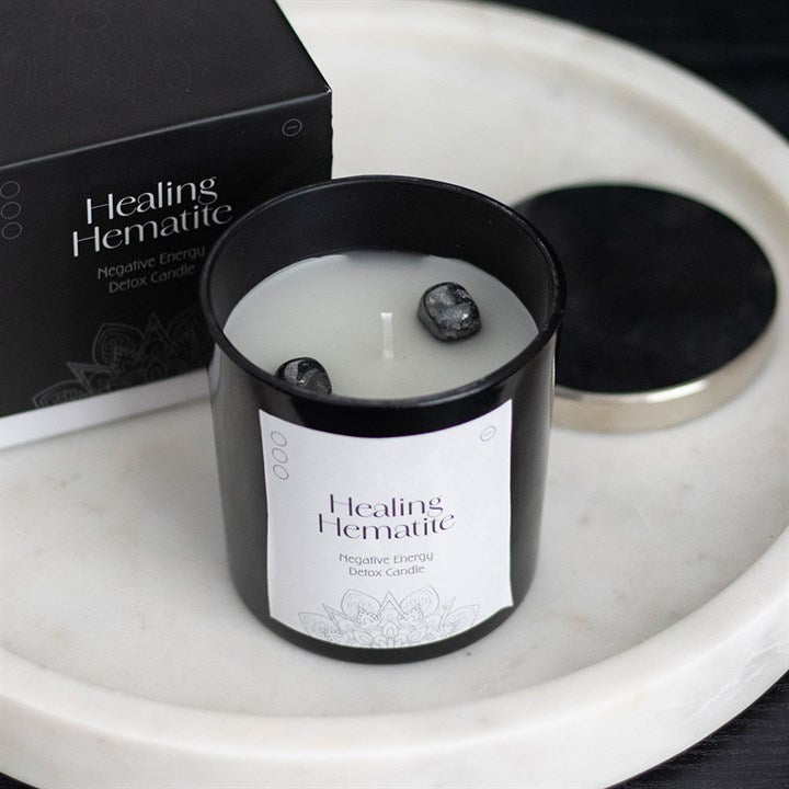 Healing Hematite Detox Candle - Candle