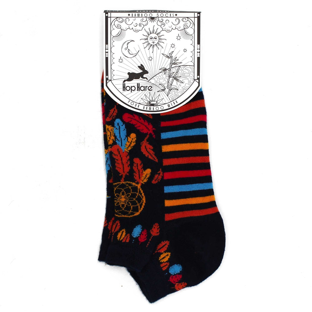 S/M Hop Hare Bamboo Socks Low (3.5-6.5) - Dreamcatcher - Cut