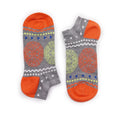 S/M Hop Hare Bamboo Socks Low (3.5-6.5) - Flowers of Life - Cut
