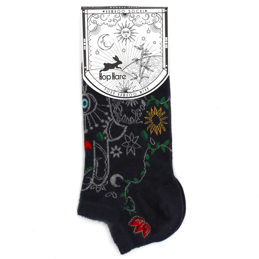 Hop Hare Bamboo Socks Low S/M (3.5-6.5) - Hamsa - Cut
