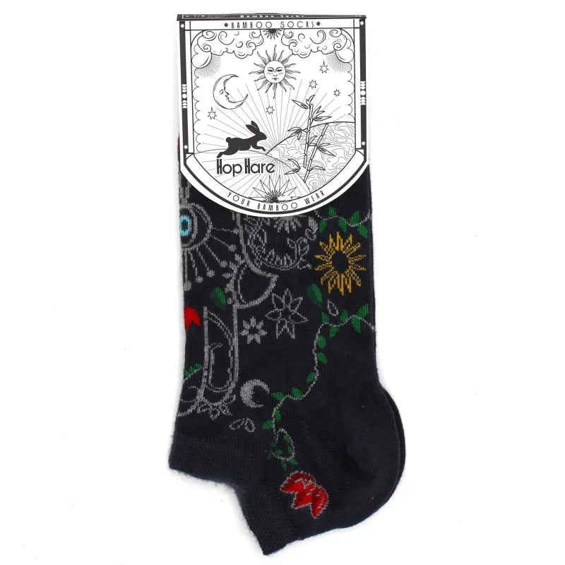 Hop Hare Bamboo Socks Low S/M (3.5-6.5) - Hamsa - Cut