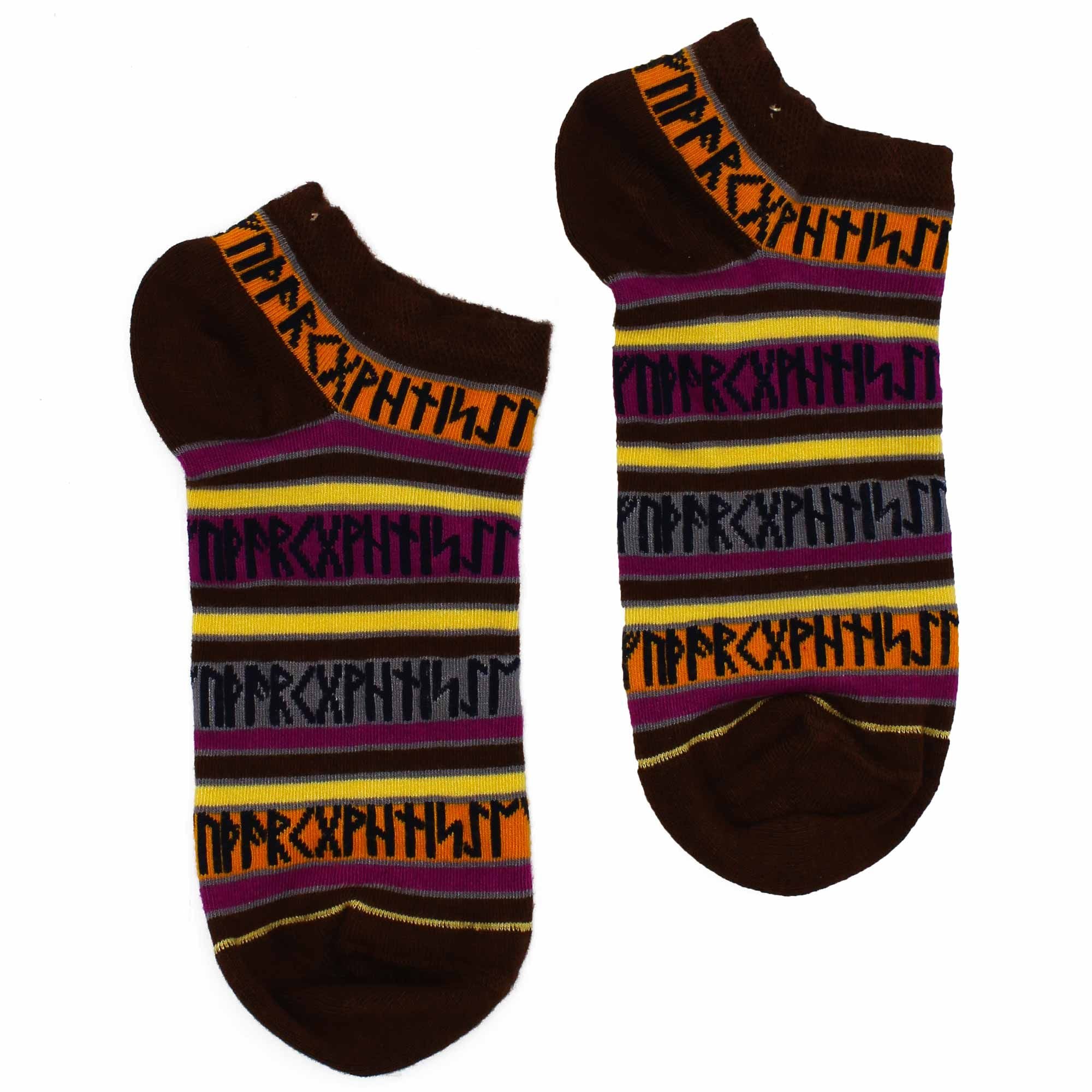 S/M Hop Hare Bamboo Socks Low (3.5-6.5) - Rune Stones - Cut