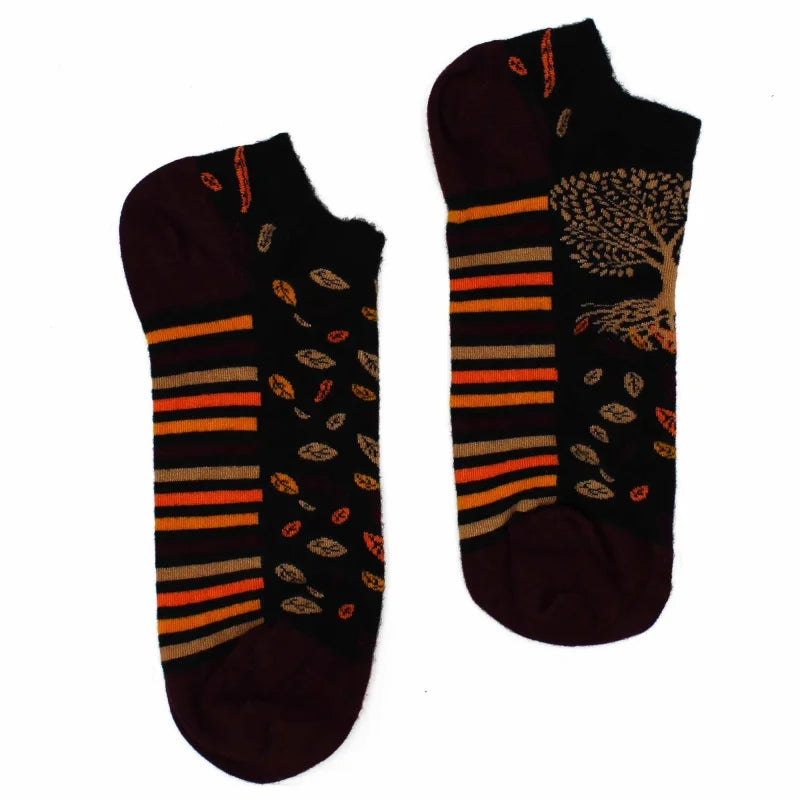 S/M Hop Hare Bamboo Socks Low (3.5-6.5) - Tree of Life - Cut