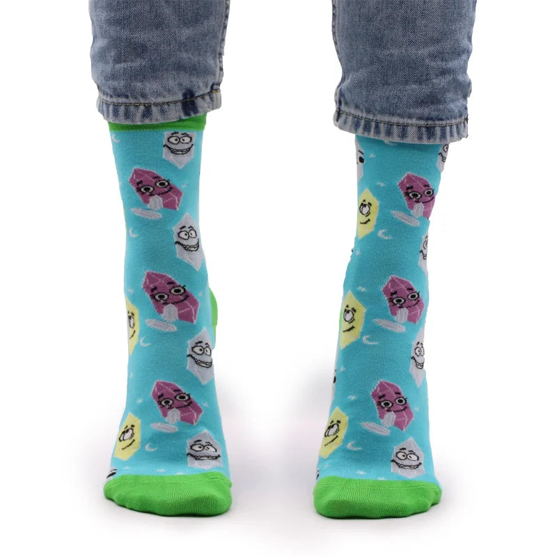 Hop Hare Bamboo Socks S/M - Lucky Gemstones