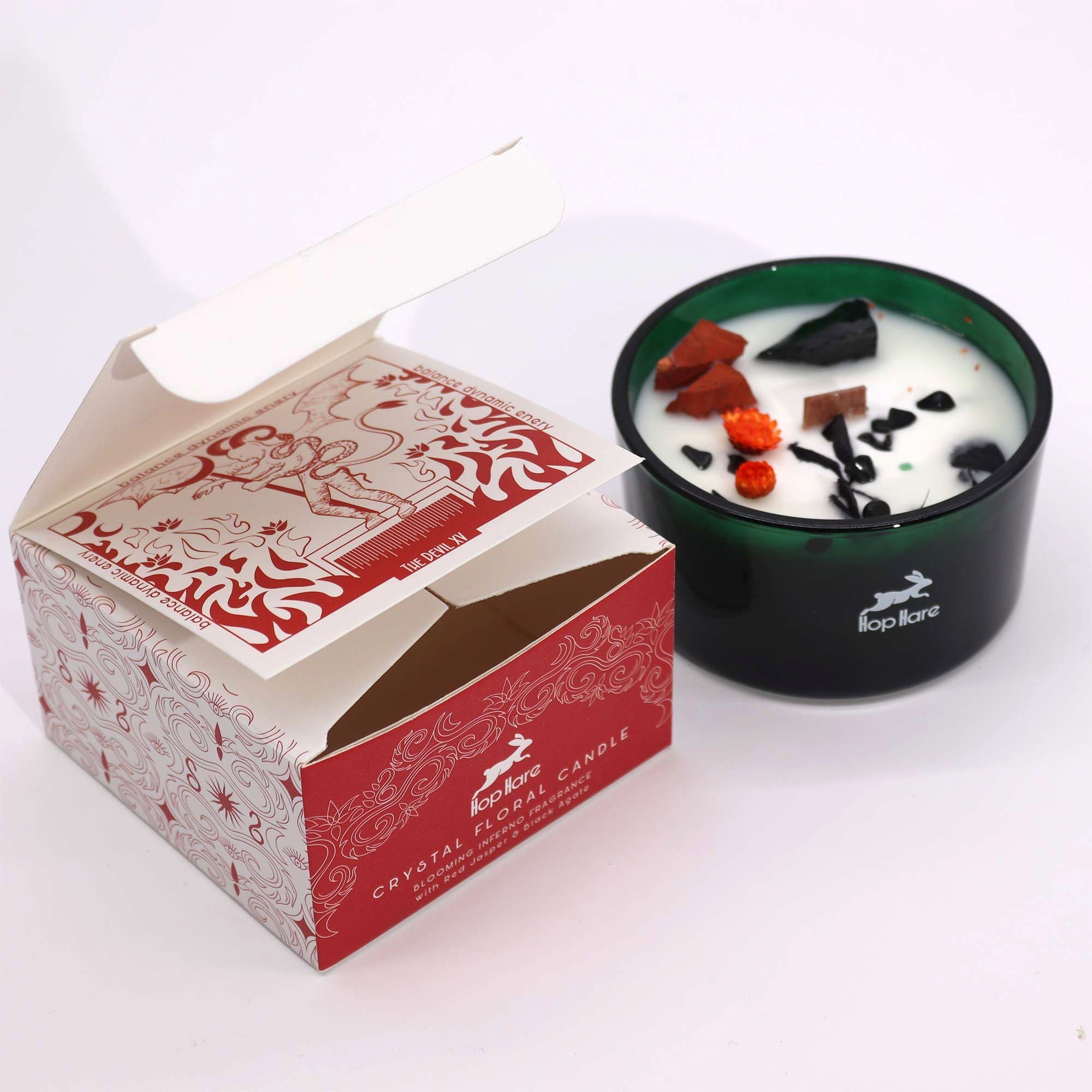 Hop Hare Crystal Magic Flower Candle - The Devil Candles