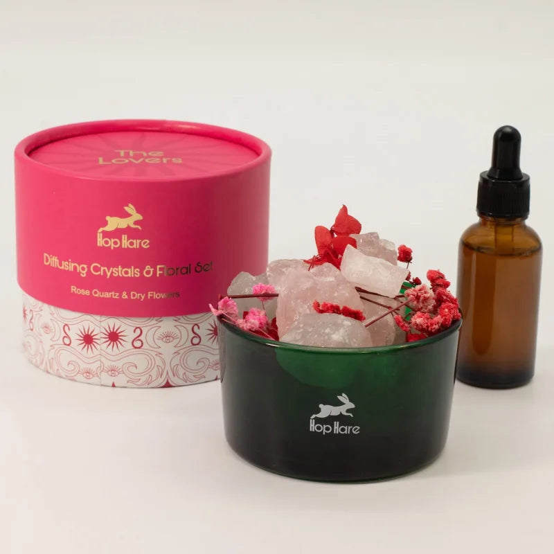 Hop Hare Diffusing Crystals & Floral Set - The Lovers Sets