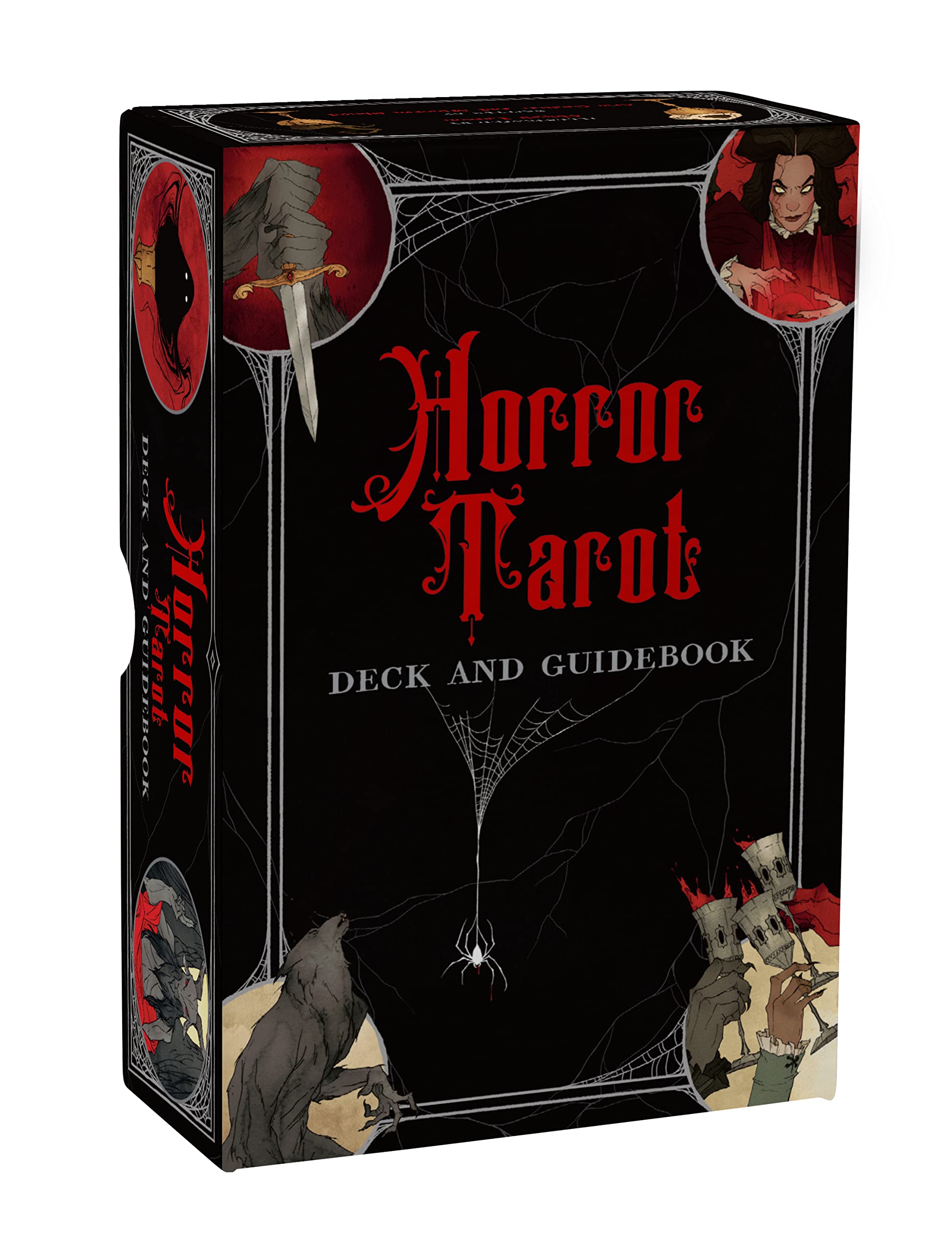 Horror Tarot Deck and Guidebook Novelty book Cards