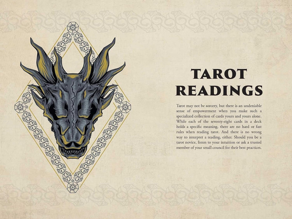House of the Dragon Tarot Deck and Guidebook Cards