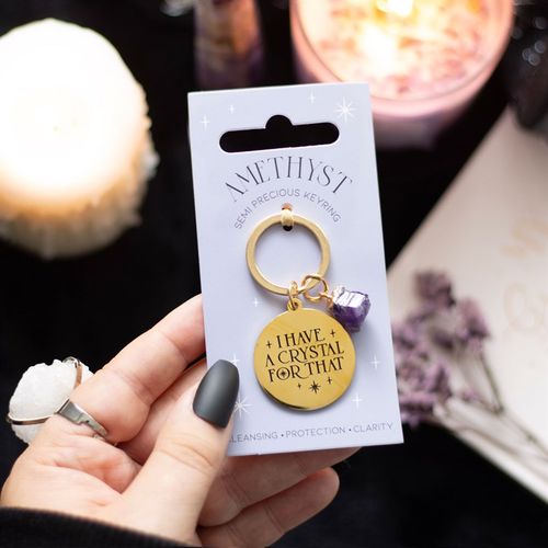 I Have a Crystal for That Amethyst Crystal Keyring From Witch, Please!