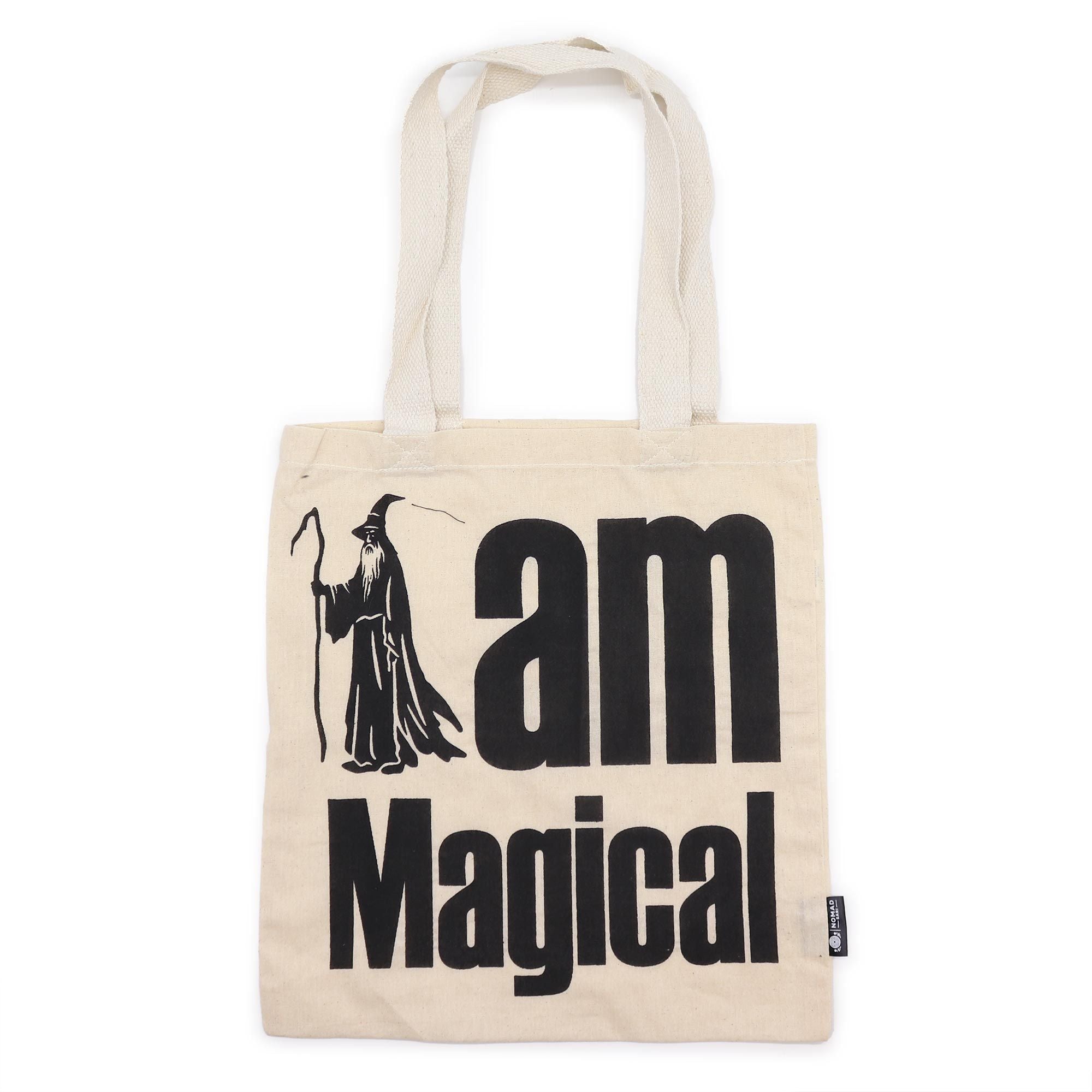 Iconic Basic Tote Bag - I am Magical - Natural 4oz Nomad Sari Bags – & Classic