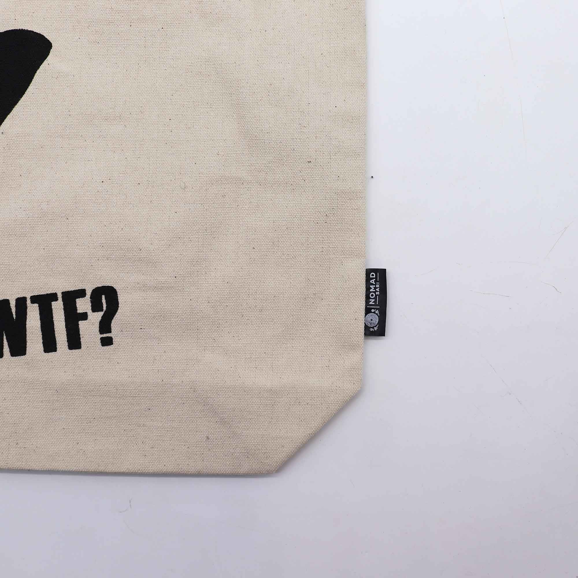 Iconic Classic Tote Bag - Black Cat - Natural 10oz Nomad Sari Bags – Basic &