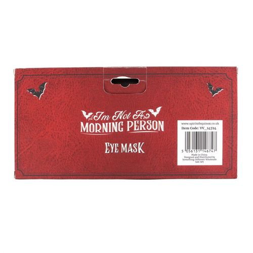 I'm Not a Morning Person Satin Sleep Mask From Witch, Please!