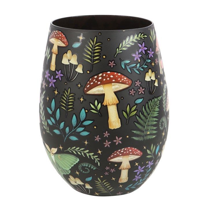 Dark Forest Print Stemless Glass From Witch, Please!