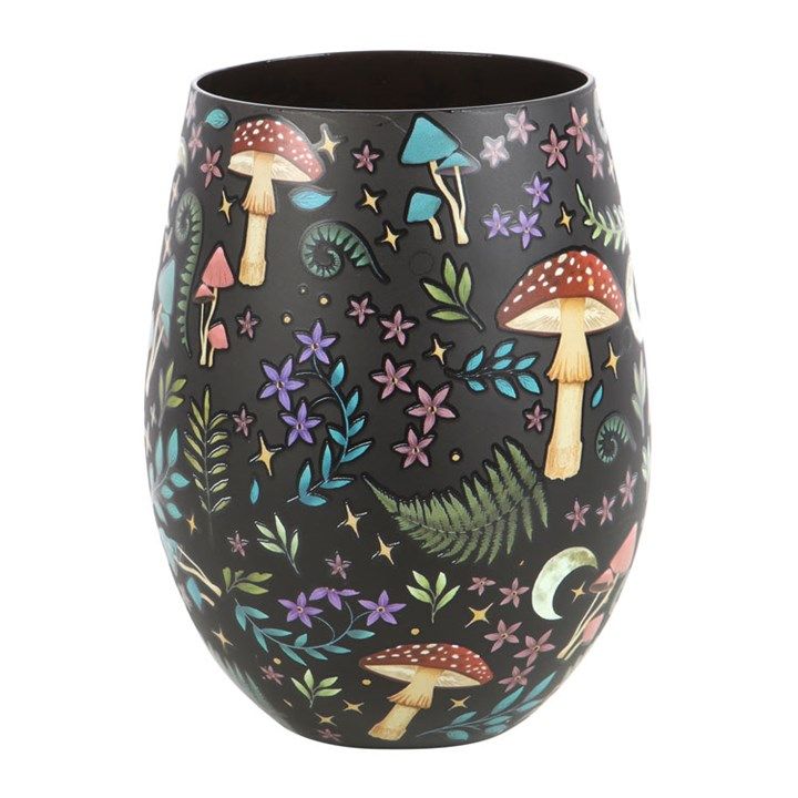 Dark Forest Print Stemless Glass From Witch, Please!