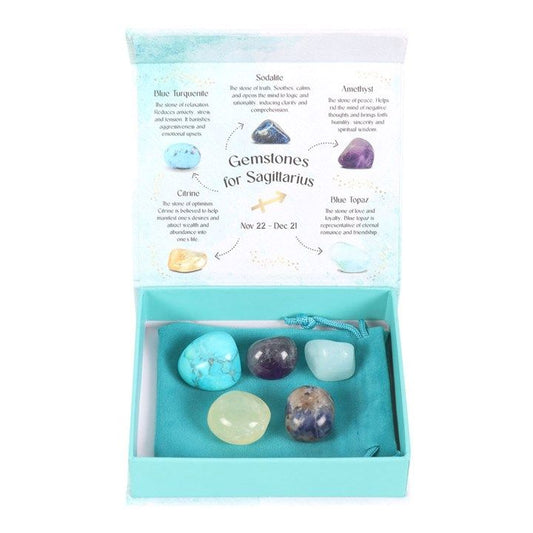 Sagittarius Crystal Tumblestone Set From Witch, Please!