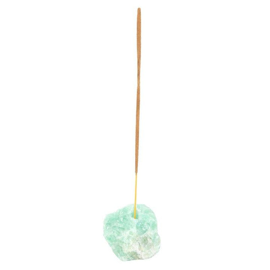 Green Fluorite Crystal Incense Stick Holder From Witch, Please!