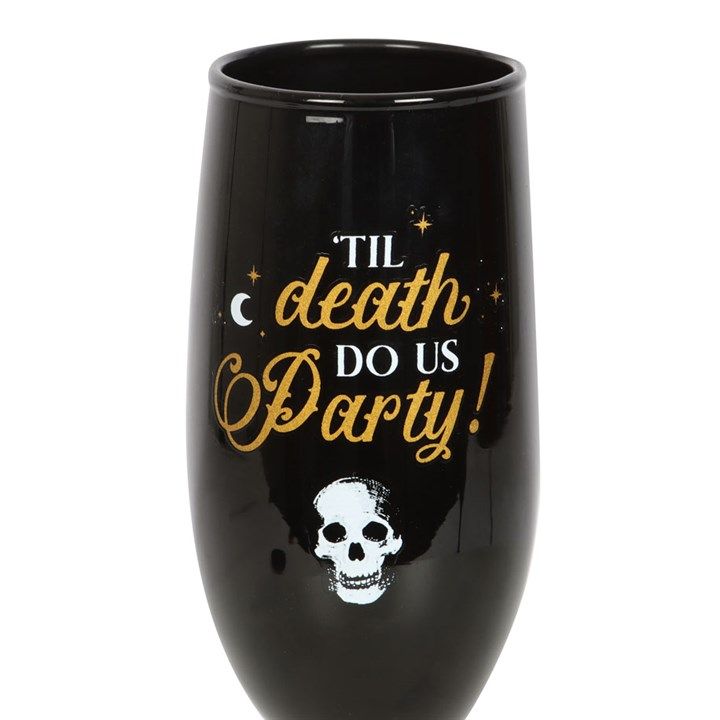 Til Death Do Us Party Champagne Flute Set From Witch, Please!
