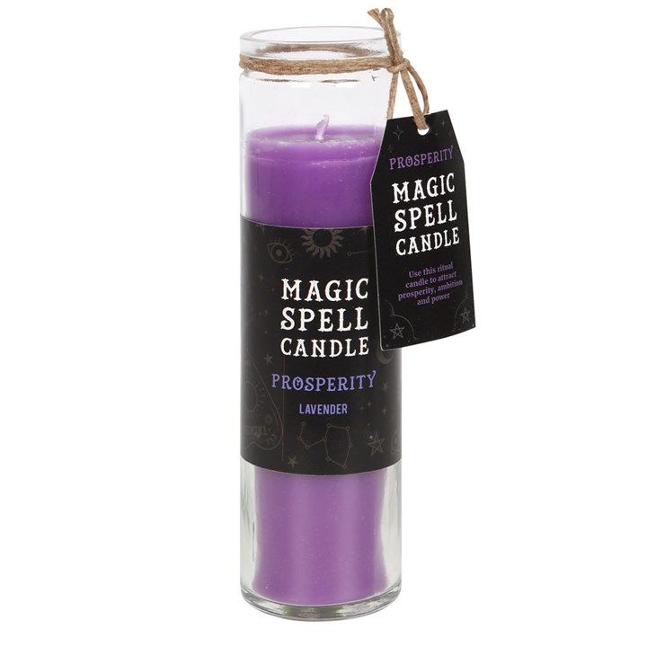 Lavender 'Prosperity' Spell Tube Candle From Witch, Please!