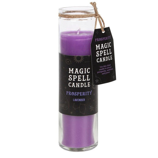 Lavender 'Prosperity' Spell Tube Candle From Witch, Please!