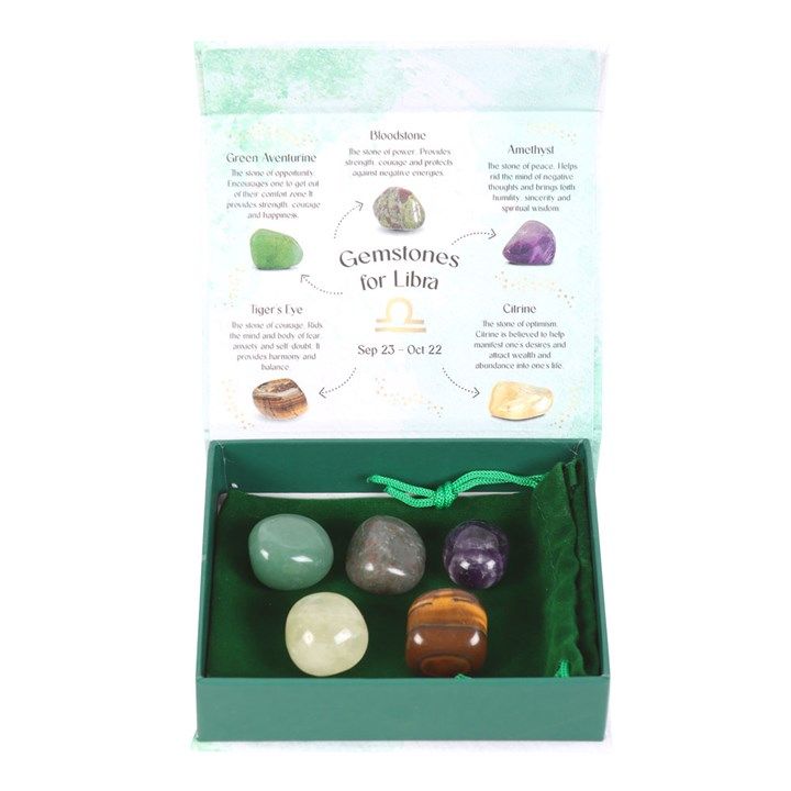 Libra Crystal Tumblestone Set From Witch, Please!