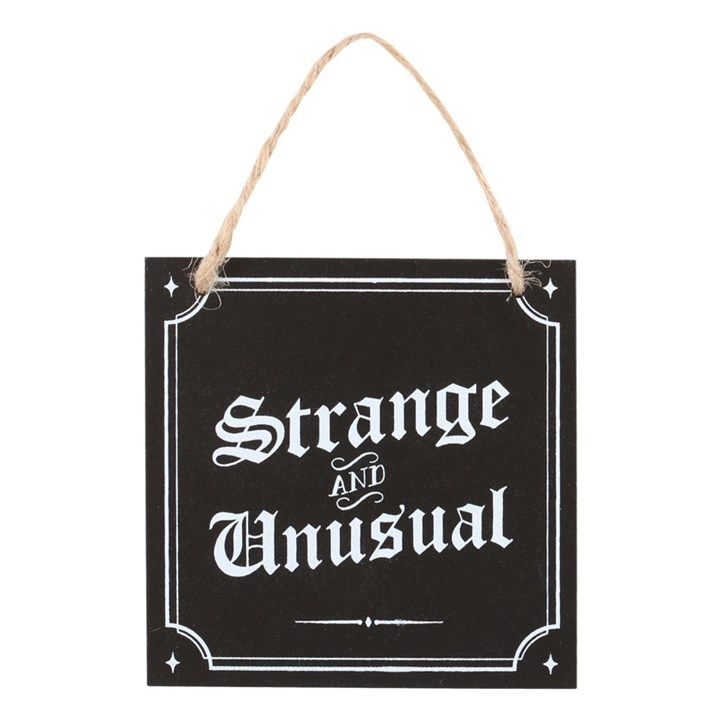 Strange and Unusual Hanging Sign From Witch, Please!