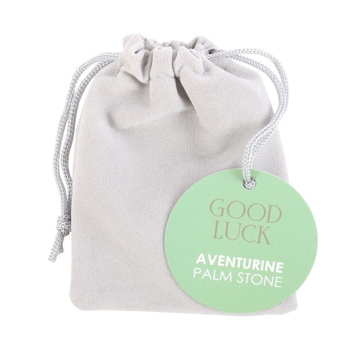 Good Luck Aventurine Crystal Palm Stone From Witch, Please!