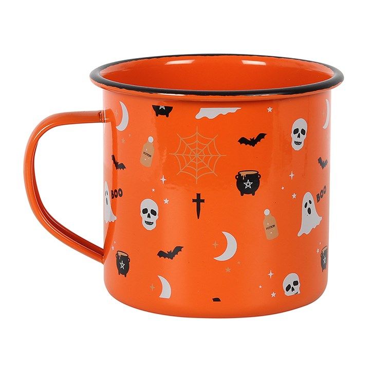 Halloween Print Enamel Mug From Witch, Please!