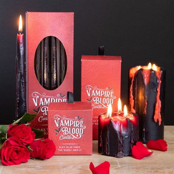 Large Vampire Blood Pillar Candle From Witch, Please!