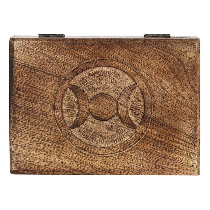 7x5in Triple Moon Tarot Card Box From Witch, Please!