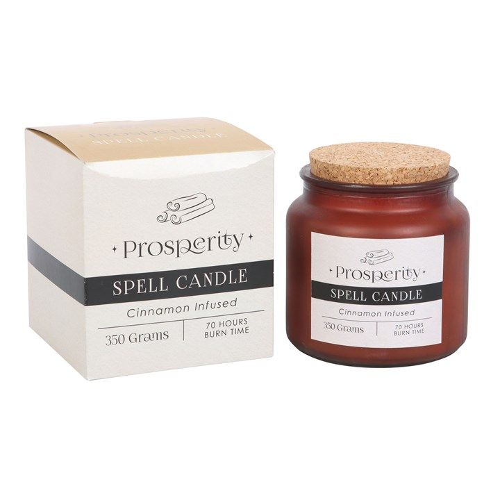 Cinnamon Infused Prosperity Spell Candle From Witch, Please!