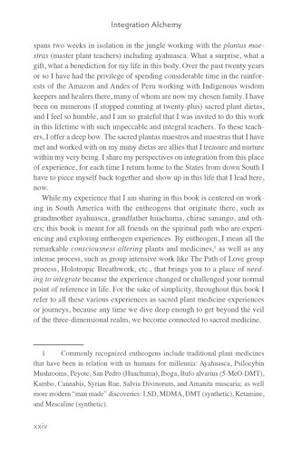 Integration Alchemy : The Real Ceremony is Your Life