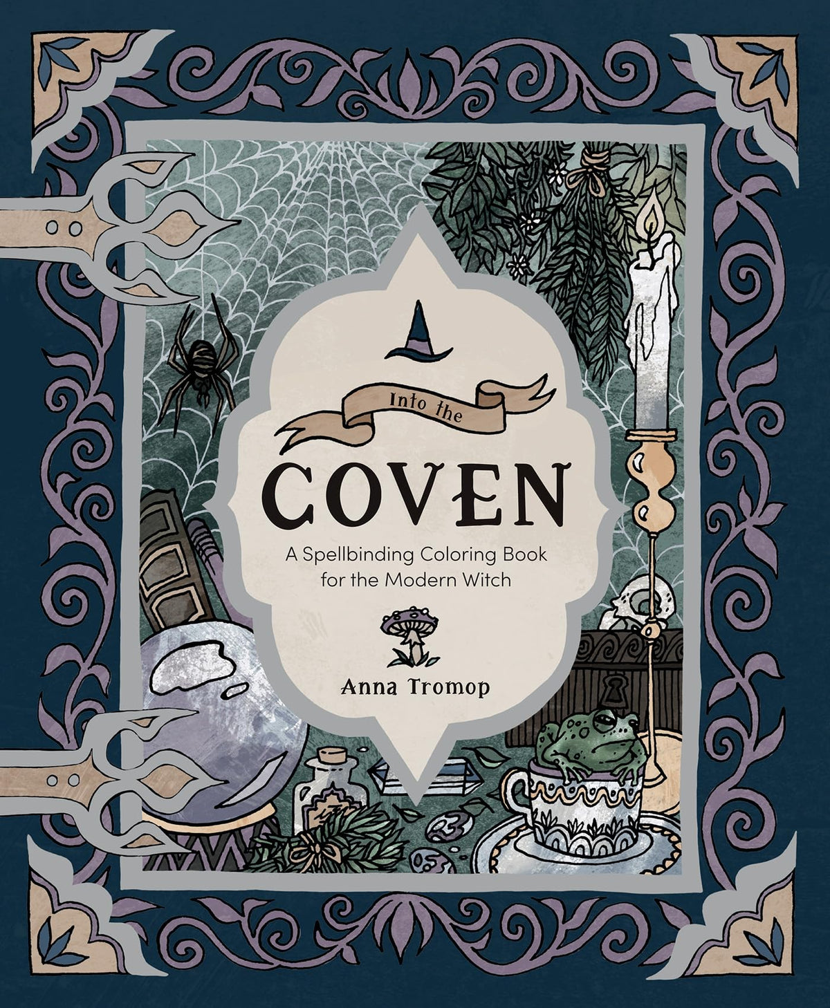 Into the Coven : A Spellbinding Coloring Book for the Modern Witch