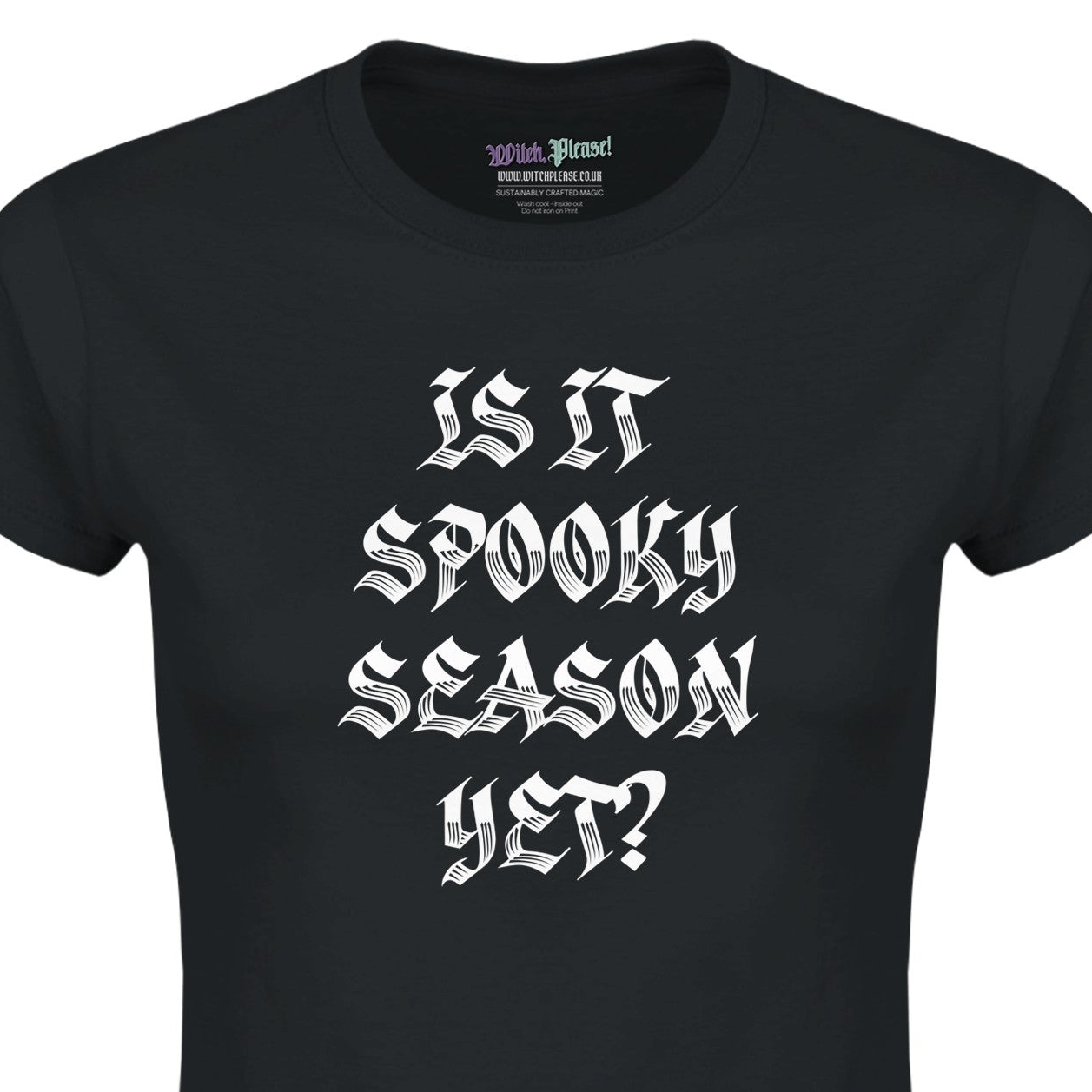 Is It Spooky Season Yet? Women’s Soft Ring Spun Cotton Graphic T-Shirt