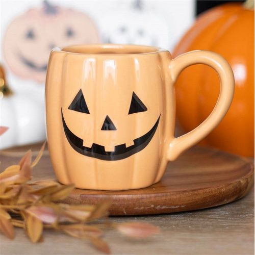 Jack-o’-Lantern Pumpkin Shaped Mug