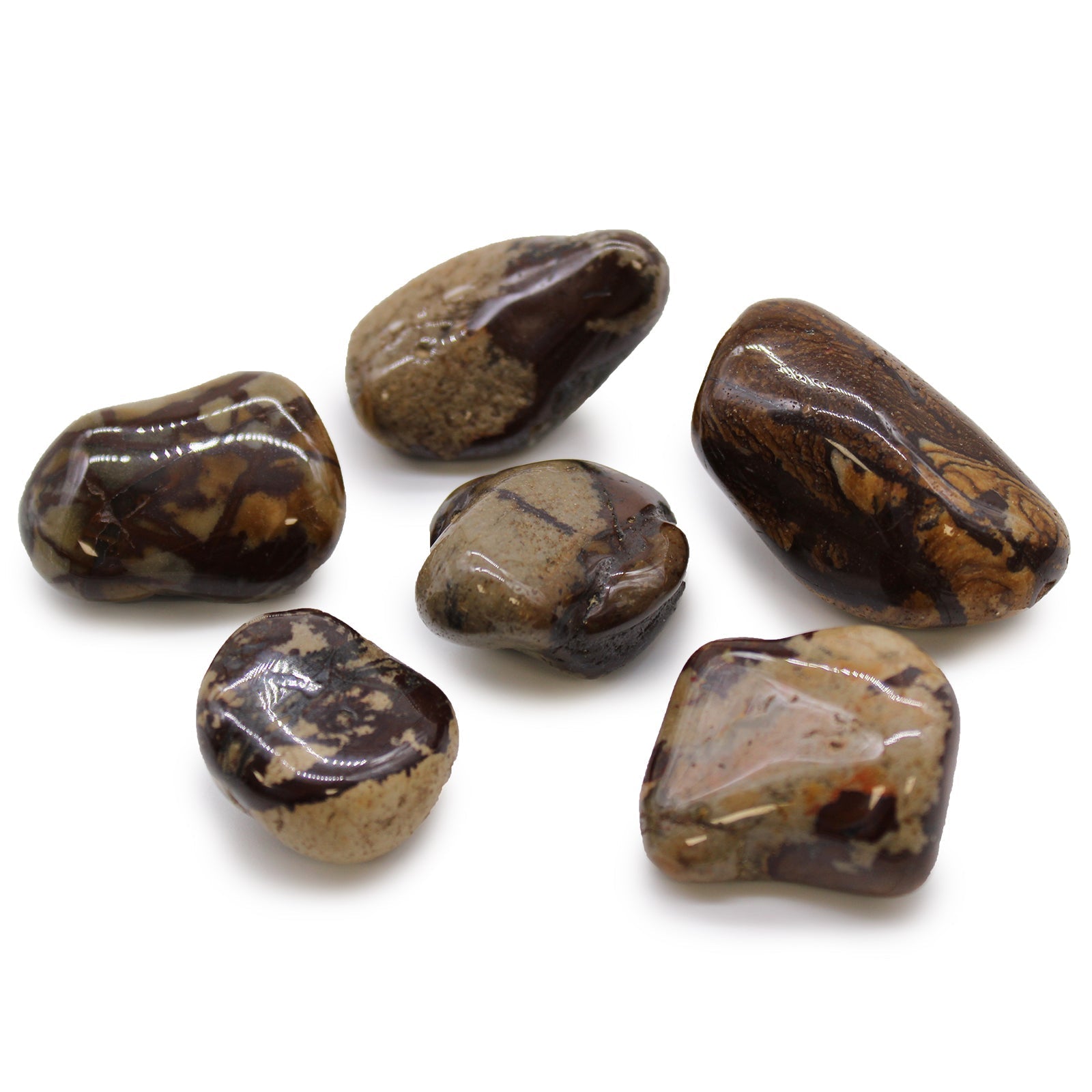 Large African Tumble Stones - Jasper Nguni From Witch, Please!