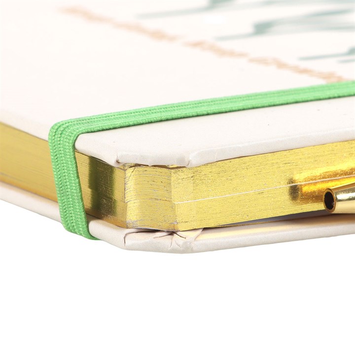 Keep Going Growing A5 Notebook with Rose Quartz Pen