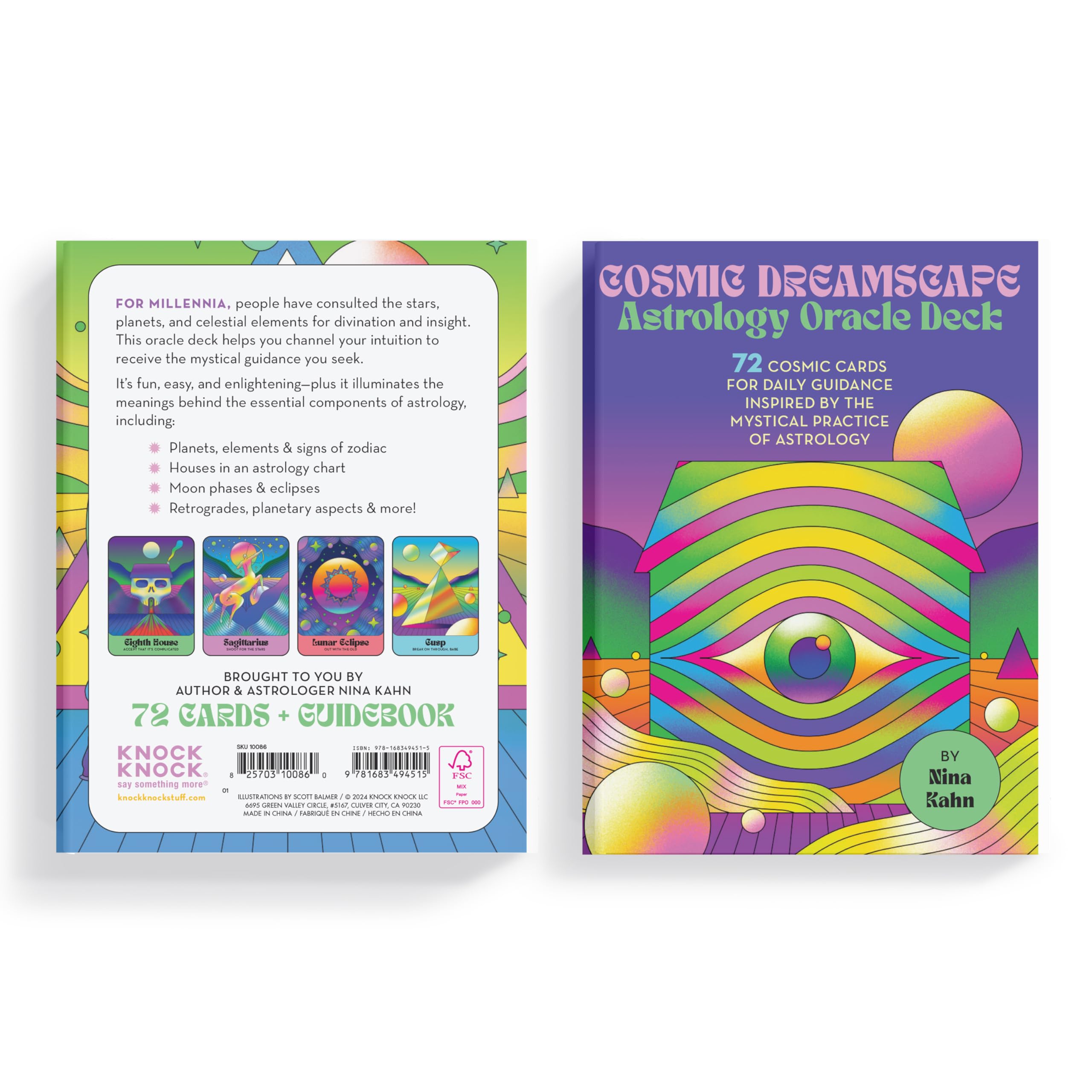 Knock Knock Cosmic Dreamscape Astrology Oracle Deck - Sold by Witch, Please!