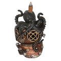 Kraken on Diver’s Helmet Backflow Incense Burner