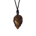 Laced Gemstone Teardrop Pendant - Tigereye From Witch, Please!
