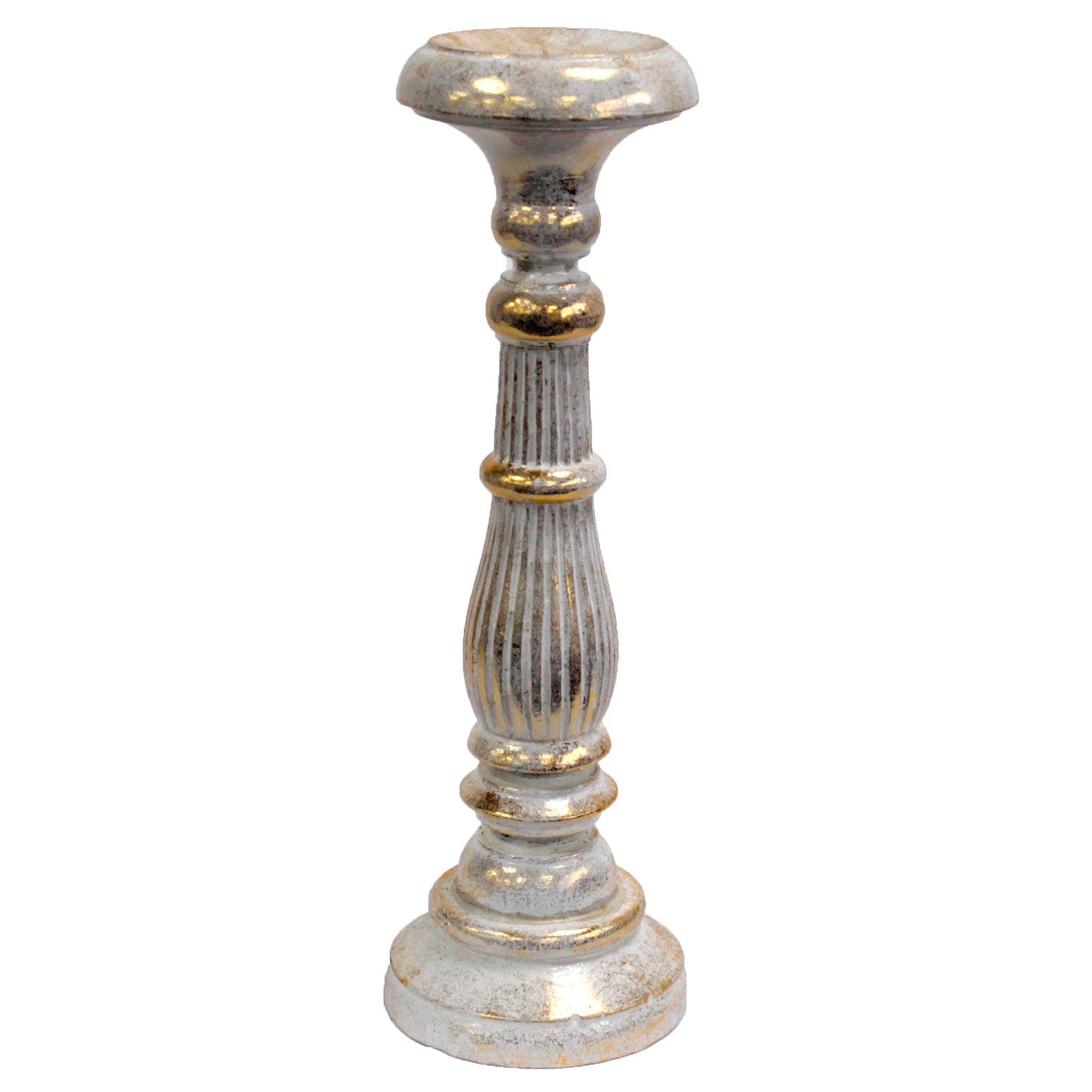Large Candle Stand - White Gold From Witch, Please!